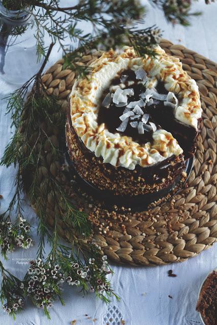 Samoa Layer Cake Samoa Layer Cake