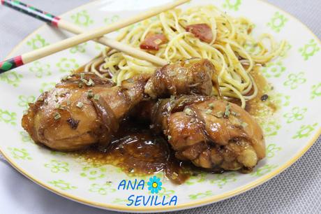 Jamoncitos de pollo teriyaki olla GM Ana Sevilla