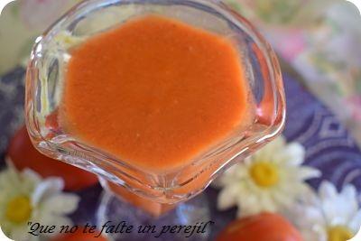 Gazpacho de Fresas y Zanahorias