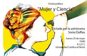 Charla “Mujer y Ciencia” en UCN, Antofagasta