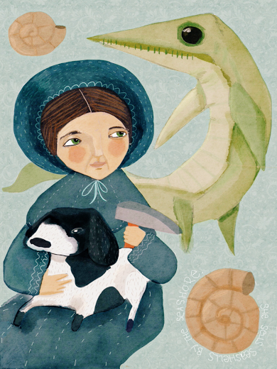 Un pequeño homenaje a Mary Anning a través de ilustraciones...