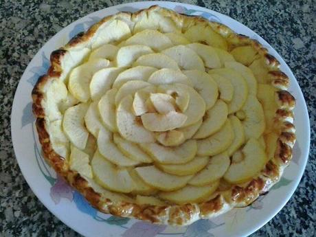 Tartas de hojaldre y manzana