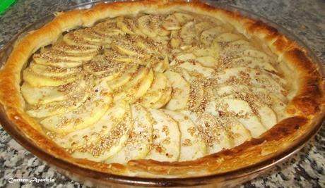 Tartas de hojaldre y manzana