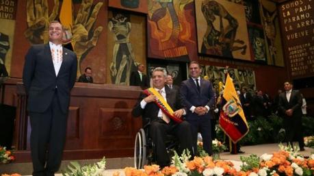 Juramentado Lenín Moreno presidente del Ecuador.