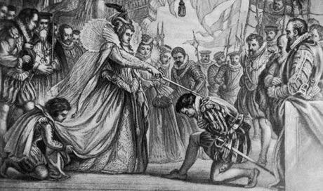 Francis Drake reconocido como Sir por la reina Isabel