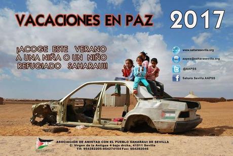 la Asociación Nazarena de Amigos del Pueblo Saharaui, busca familias de acogida en Montequinto