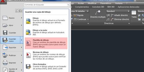 Hacer una plantilla en Autocad