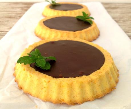 Tartaletas de zanahoria y chocolate