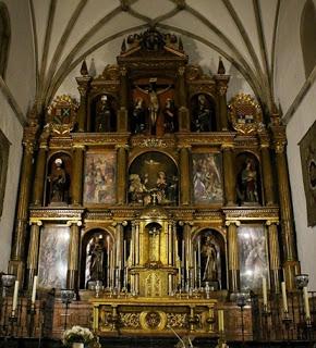 El retablo mayor de la iglesia de Arjonilla (Jaén)