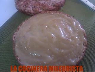 Pastel de pera crujiente