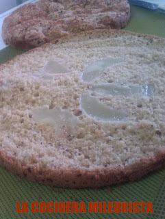 Pastel de pera crujiente