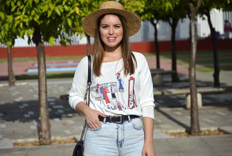 Outfit | Cute sweat-shirt