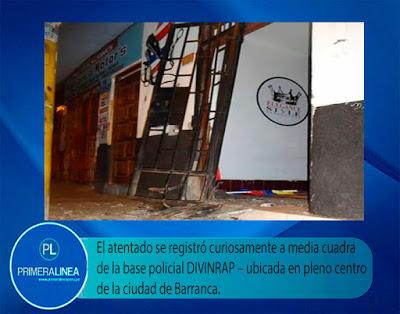 En Barranca: ATENTADOS CON EXPLOSIVOS EN AUMENTO…
