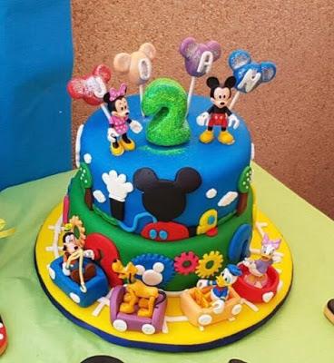 Tarta Mickey 2  añitos Para Joan Serafí