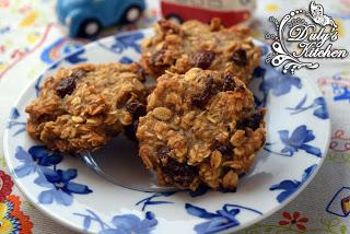 Galletas de plátano y avena