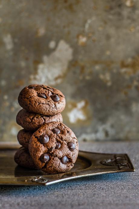 Cookies de chocolate cargaditas de pepitas