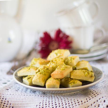 receta de financiers de pistachos