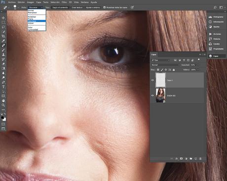 Los modos de fusión de Adobe Photoshop sin secretos (III) Modos De Fusion Pincel Corrector