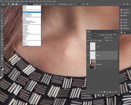 Los modos de fusión de Adobe Photoshop sin secretos (III) Modo De Fusion Tampon