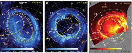 Las nuevas fotos de Jupiter parecen cuadros expresionistas abstractos Auroras