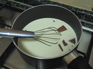 Panna cotta 2 chocolates Panna cotta 2 chocolates