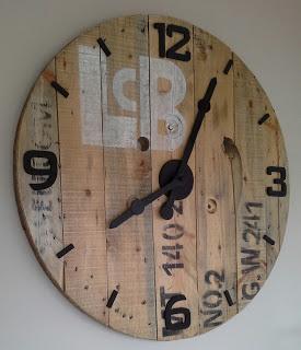 Reloj DIY de madera LcB