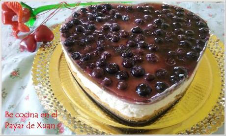 Tarta de queso y arandanos Tarta de queso y arandanos