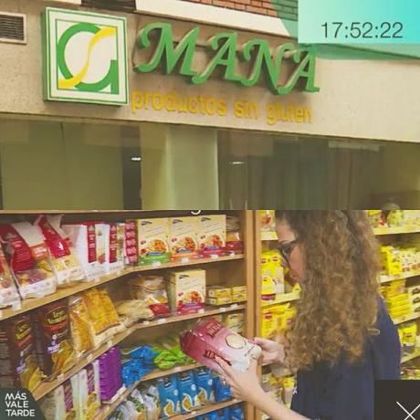 REPORTAJE EN “MÁS VALE TARDE” DE “LA SEXTA” HACIENDO LA COMPRA EN “MANÁ PRODUCTOS SIN GLUTEN”