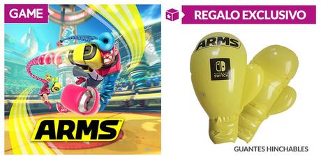 Disfruta el doble de ARMS con los guantes hinchables que nos regala GAME Disfruta el doble de ARMS con los guantes hinchables que nos regala GAME