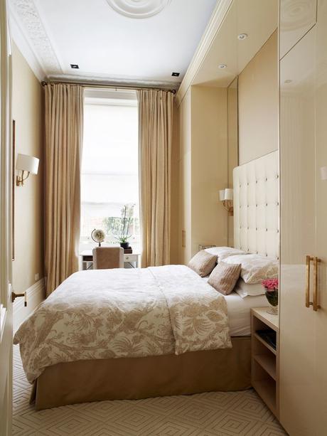 Dormitorio elegante con almacenaje 