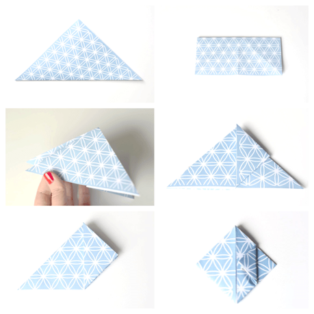 Guirnalda de origami para esas noches de verano al aire libre
