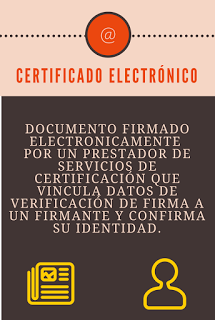Certificado electrónico Certificado electrónico