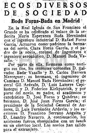 La Casa de Iván de Vargas, la familia Forns y un secuestro. Madrid, 1935