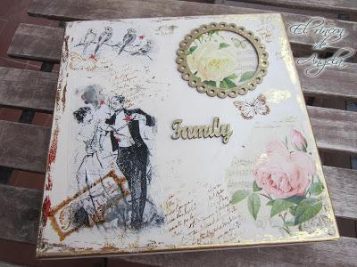 Como reciclar una caja con decoupage y foil