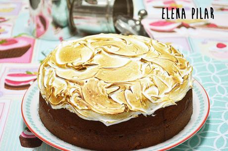 Cheesecake de chocolate blanco, lima y merengue Cheesecake de chocolate blanco, lima y merengue