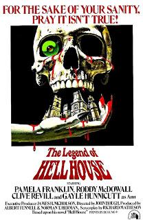 The legend of Hell House, poster de esta magnifica película dirigida por John Hough