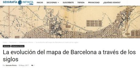 MAPAS PARA SEGUIR LA EVOLUCIÓN DE BARCELONA