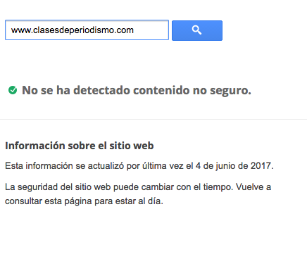 Conoce si una página web no es segura Conoce si una página web no es segura