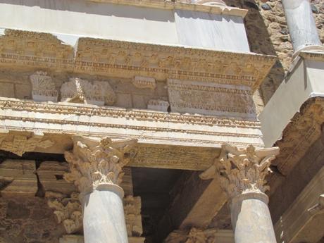 El teatro de las ruinas romanas de Mérida. España El teatro de las ruinas romanas de Mérida. España