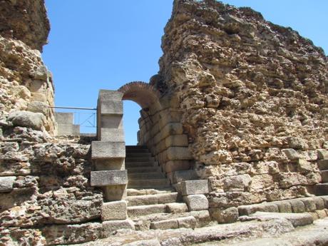 El teatro de las ruinas romanas de Mérida. España El teatro de las ruinas romanas de Mérida. España