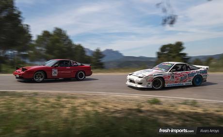 Tandas de drift en Can Padró. El calor fue otro de los protagonistas. Tandas de drift en Can Padró. El calor fue otro de los protagonistas.