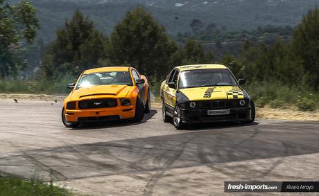 Tandas de drift en Can Padró. El calor fue otro de los protagonistas. Tandas de drift en Can Padró. El calor fue otro de los protagonistas.