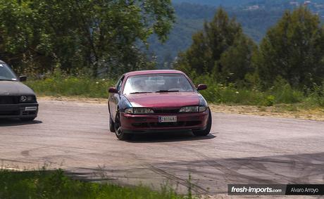 Tandas de drift en Can Padró. El calor fue otro de los protagonistas. Tandas de drift en Can Padró. El calor fue otro de los protagonistas.
