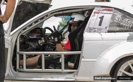 Tandas de drift en Can Padró. El calor fue otro de los protagonistas. Tandas de drift en Can Padró. El calor fue otro de los protagonistas.