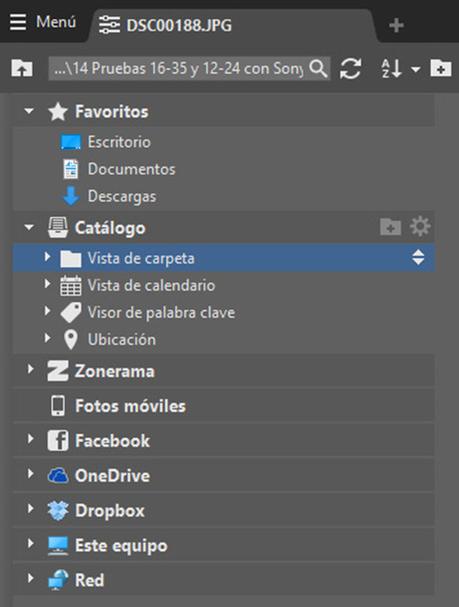Zoner Photo Studio X, análisis (I): Un “novato” que quiere desbancar a Lightroom con argumentos Zonerphotostudio Navegador Catalogo