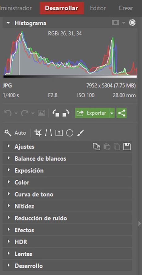 Zoner Photo Studio X, análisis (I): Un “novato” que quiere desbancar a Lightroom con argumentos Zonerphotostudio Analisis 13