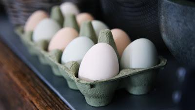 Huevos en su envase