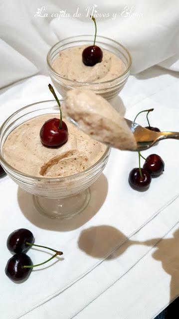 Mousse de cerezas