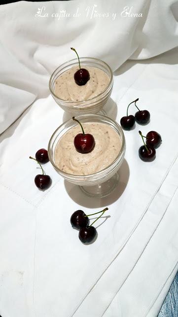 Mousse de cerezas