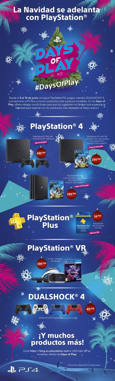 Llegan los Days of Play, ofertas suculentas en consolas, juegos y periféricos de PlayStation Llegan los Days of Play, ofertas suculentas en consolas, juegos y periféricos de PlayStation